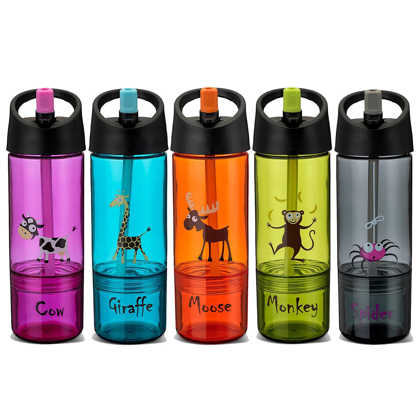 Suport pentru sticlă și gustări Carl Oscar într-unul singur (300 ml + 150 ml)