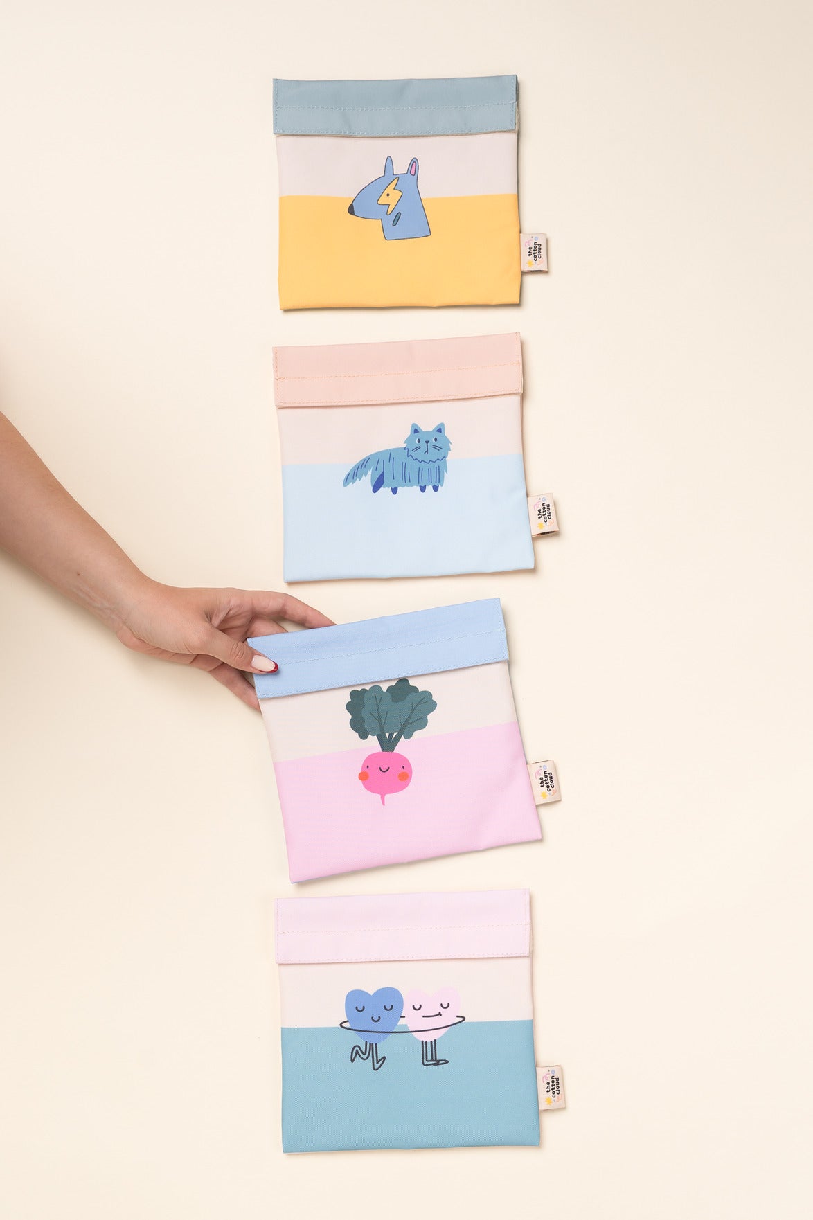 Ambalaj pentru sandvișuri The Cotton Cloud - Funky Dogs
