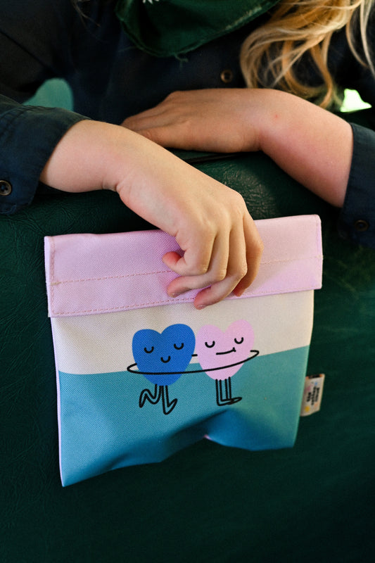 Ambalaj pentru sandvișuri Cotton Cloud - Dancing Hearts