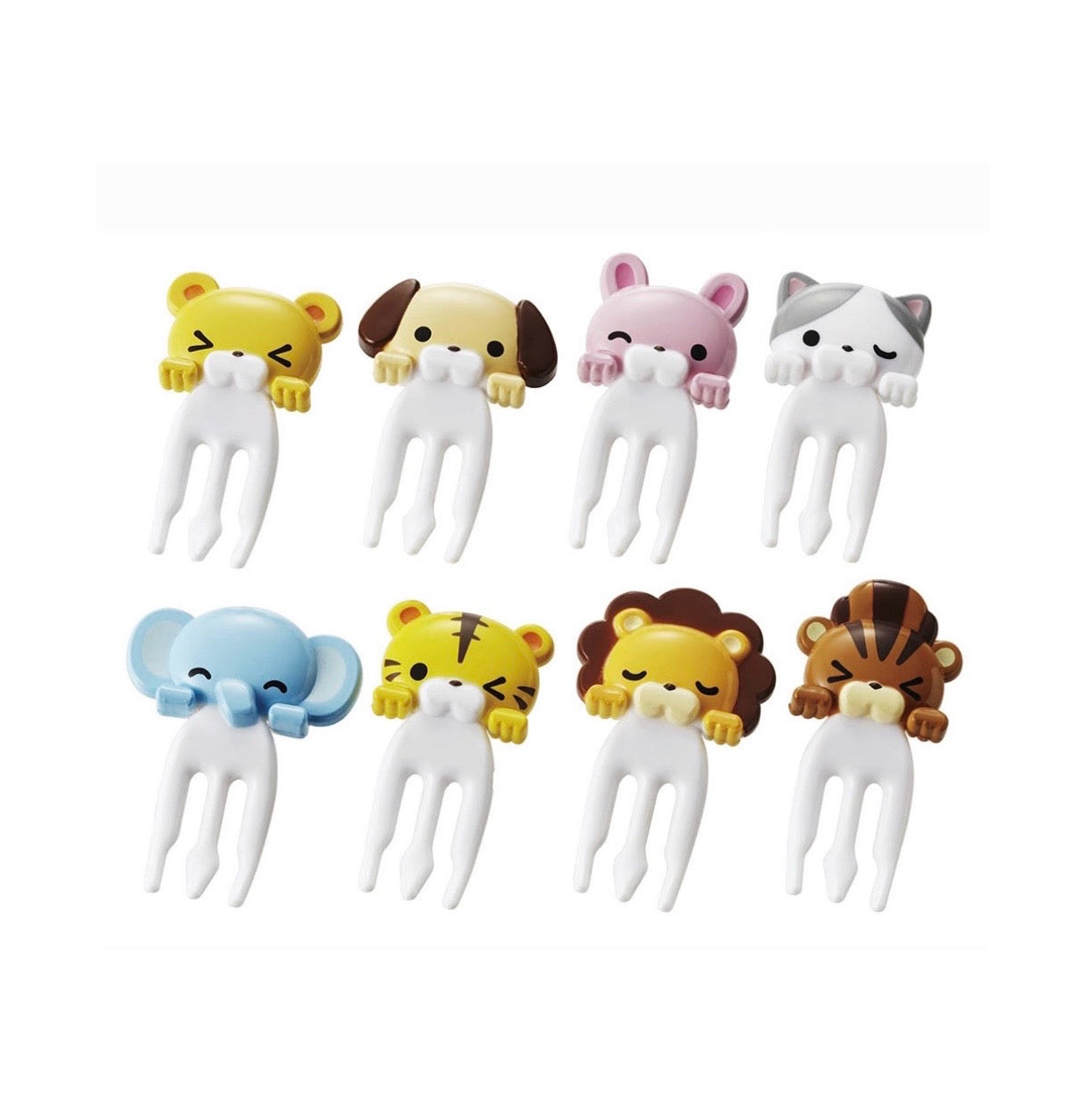 8 mini furculițe - Animale