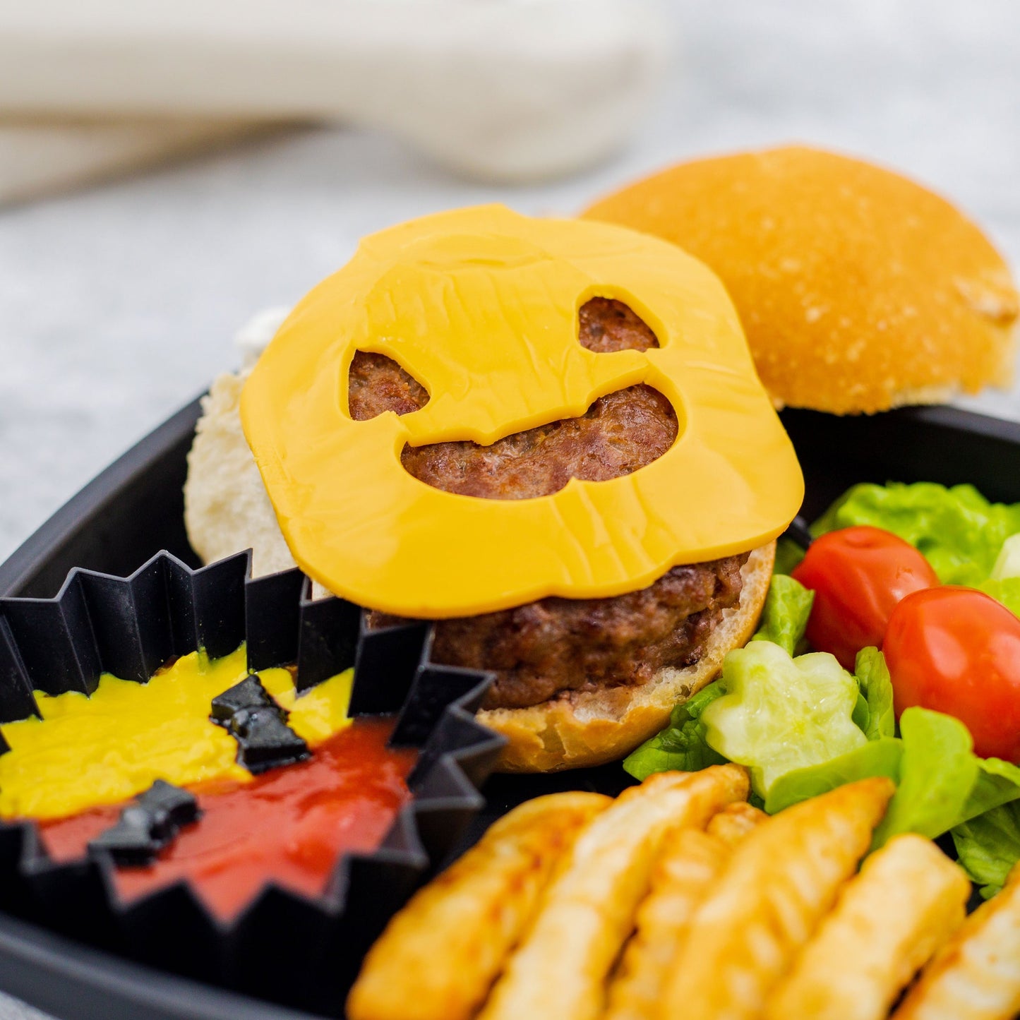 Set de forme pentru sandvișuri cu punch de prânz - Halloween