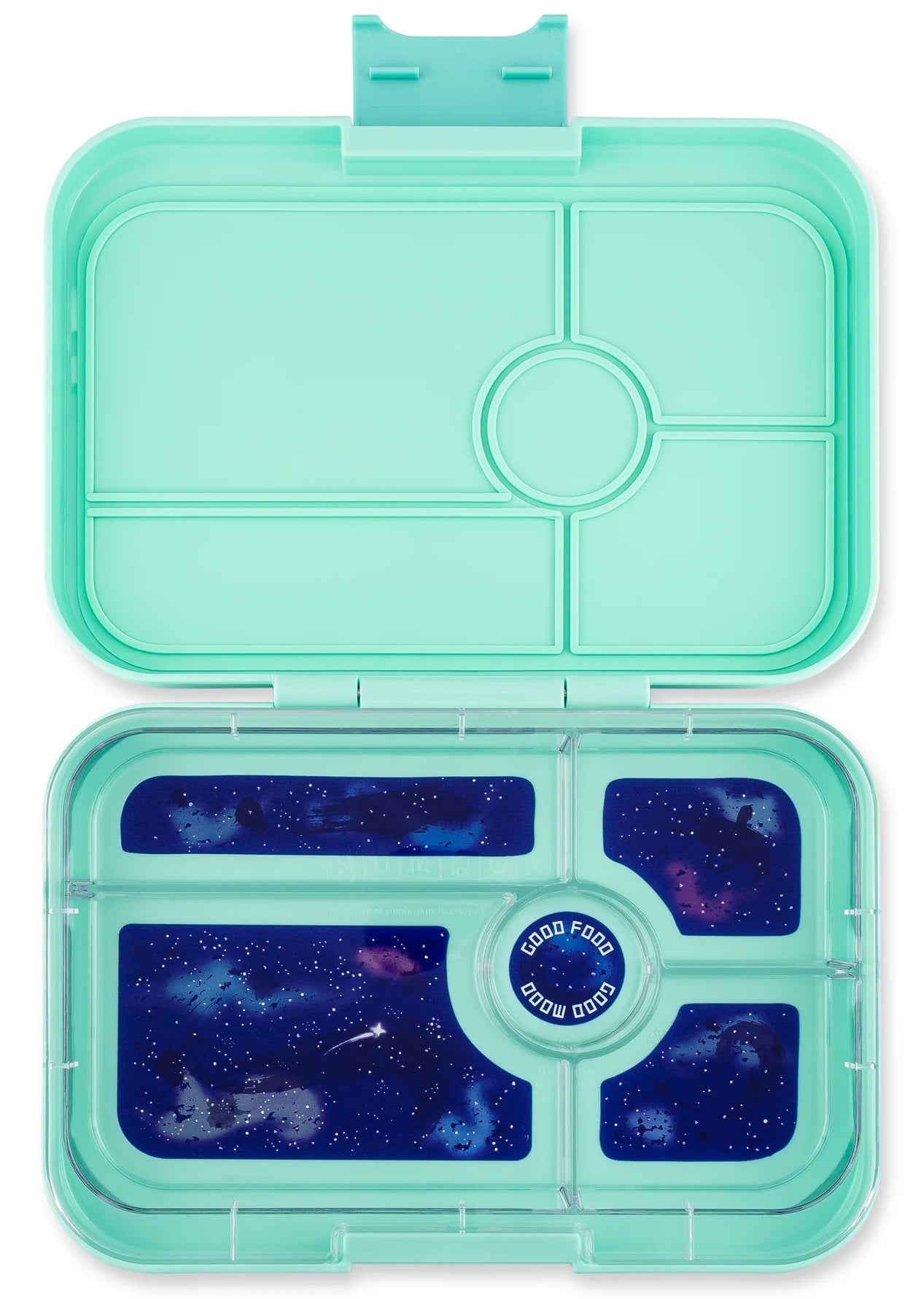 Yumbox Tapas XL Bali aqua / Space Galaxy (5 compartimente)