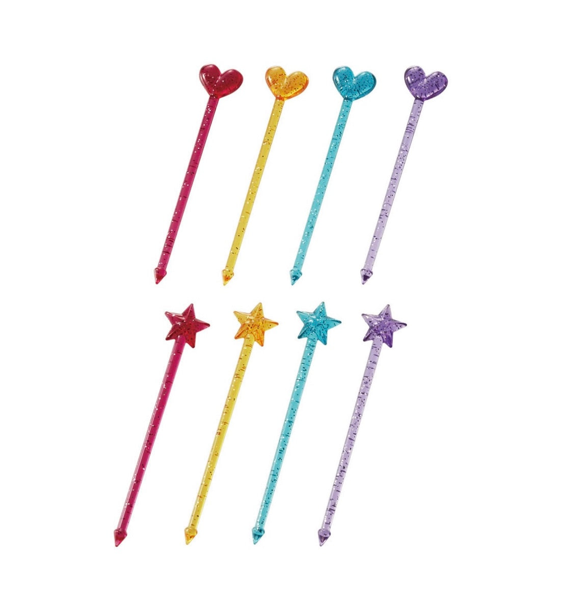 12 db csillámos mini nyárs