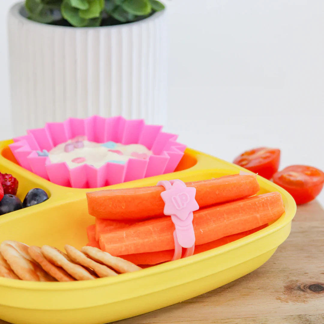 Set benzi din silicon Lunch Punch - Blush (roz-violet)