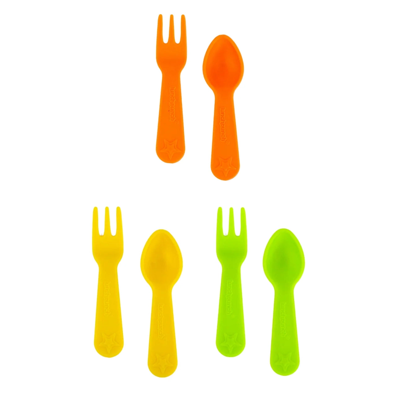 Set furculiță și lingură pentru punch la prânz - Brights