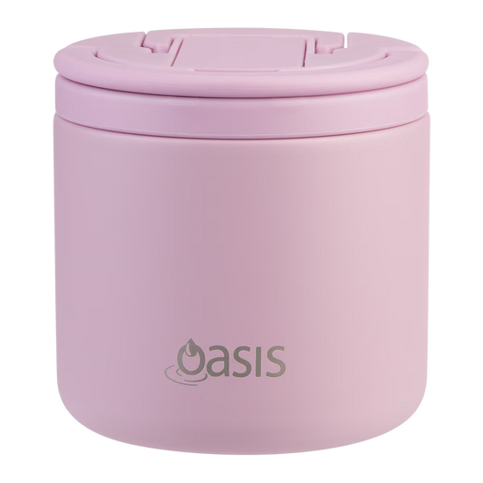 Termos alimentar din oțel inoxidabil Oasis cu lingură-furculiță, 500 ml (disponibil în mai multe culori)