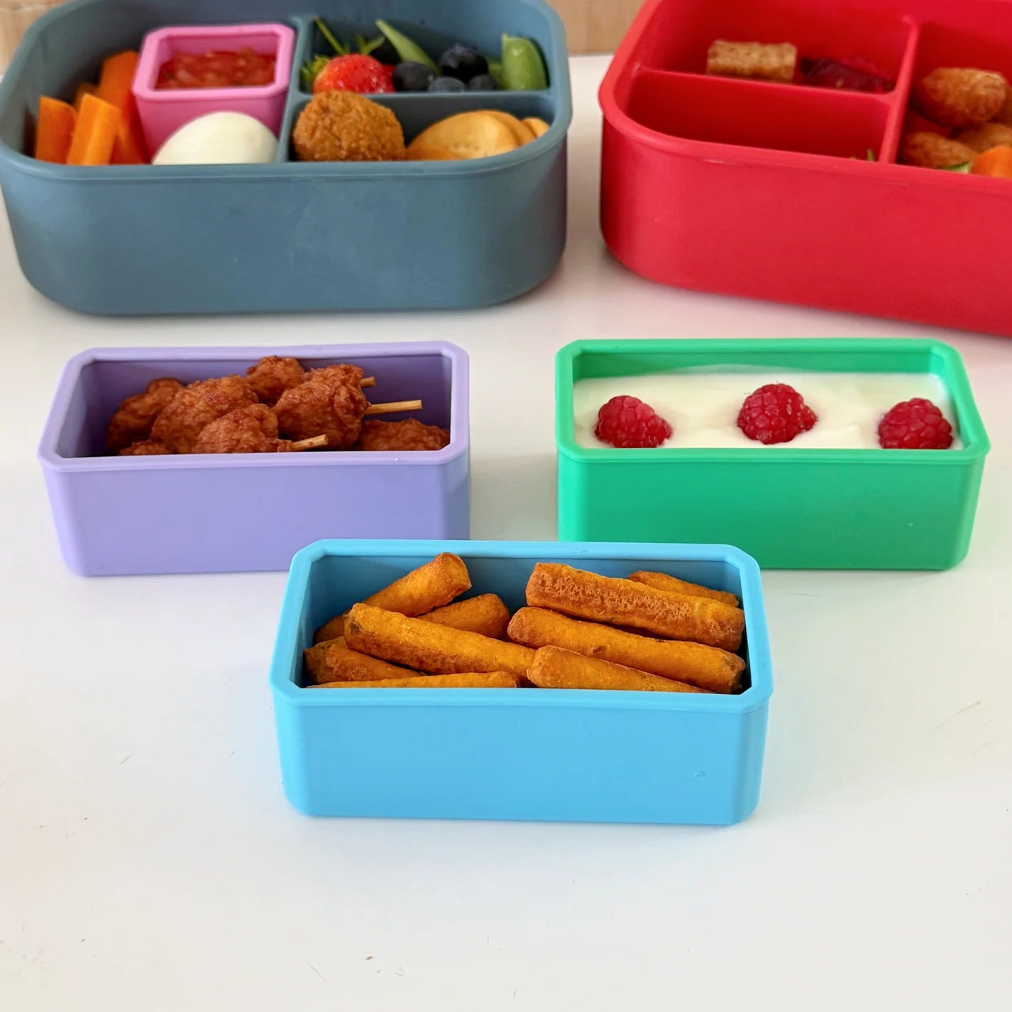 Pick & Dip Pots - cărămidă (în diverse culori)