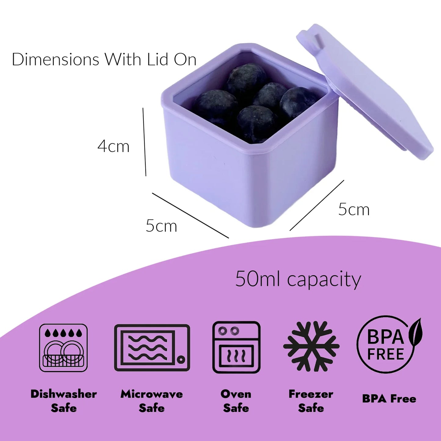 Pick & Dip Pots - cub (în diverse culori)