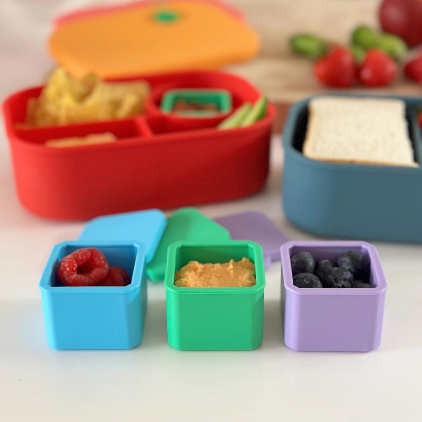 Pick & Dip Pots - cub (în diverse culori)