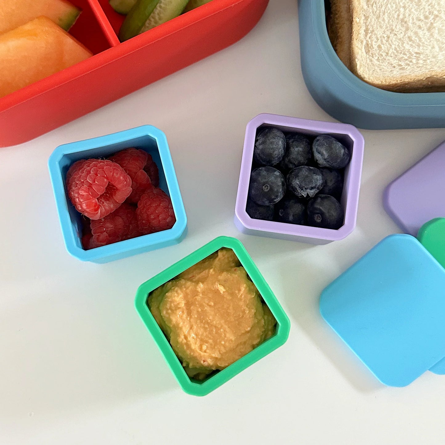 Pick & Dip Pots - cub (în diverse culori)