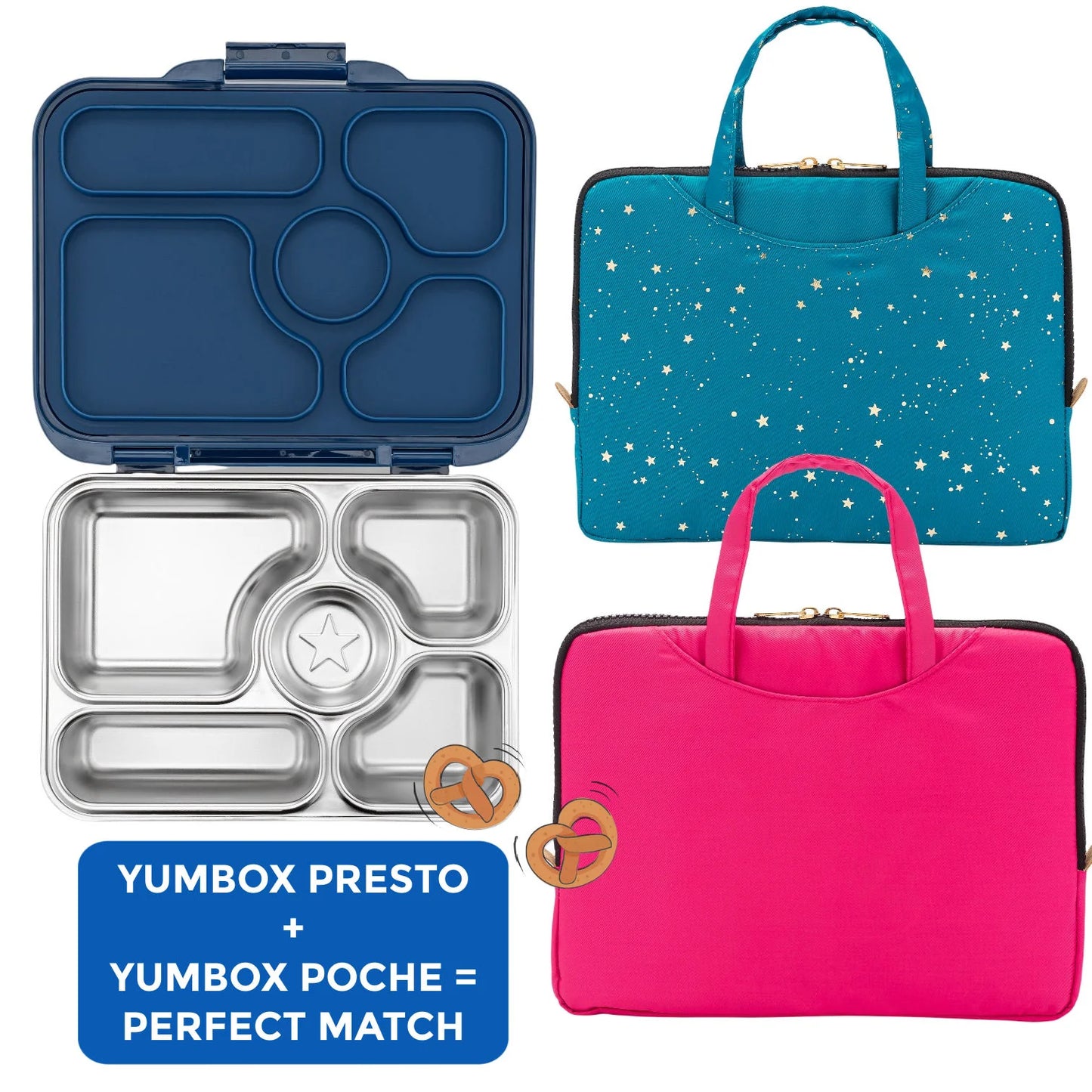 Yumbox Presto Santa Fe albastru
