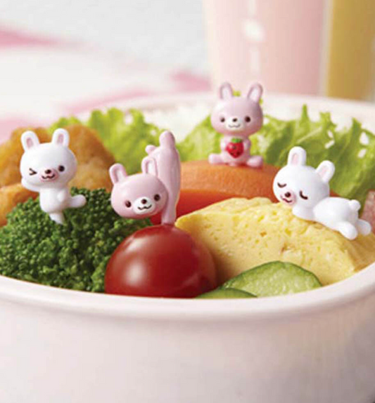 8 mini bețișoare - iepurași