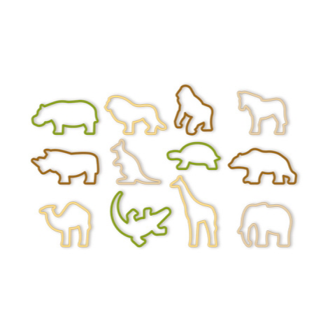 Forme pentru biscuiți DELÍCIA KIDS - Zoo (12 buc.)