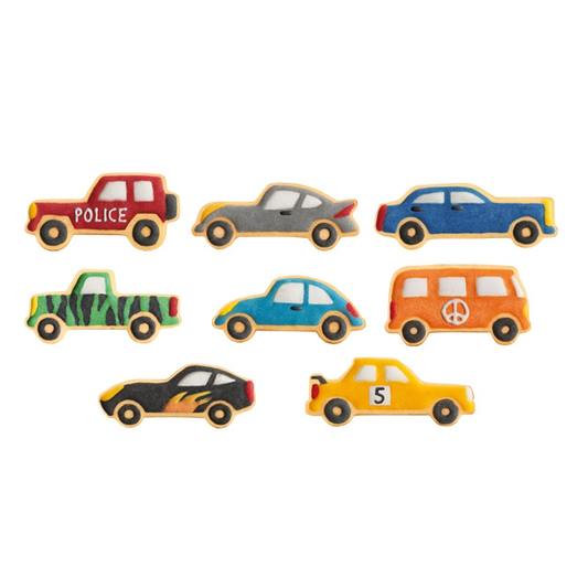 Forme pentru biscuiți DELÍCIA KIDS - Mașinuțe (8 buc.)