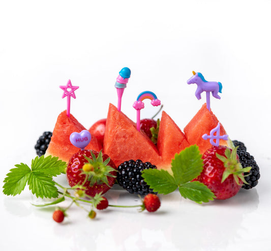 6 mini bețișoare - unicorn