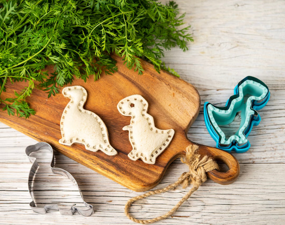 Formă pentru sandvișuri umplute – dinozauri (2 buc)