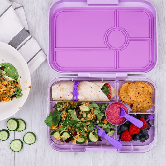 Set furculiță și lingură Lunch Punch - albastru
