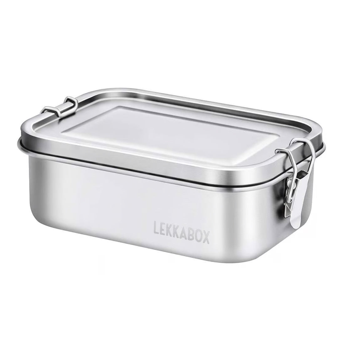 Lekkabox Safe 800 ml - cutie de prânz din oțel inoxidabil cu 2 forme de silicon