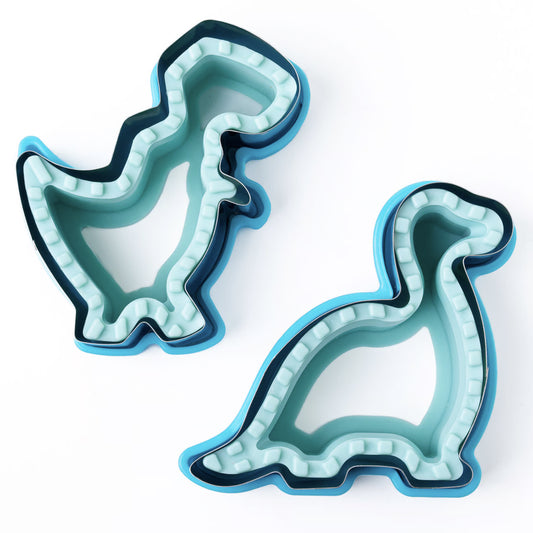 Formă pentru sandvișuri umplute – dinozauri (2 buc)