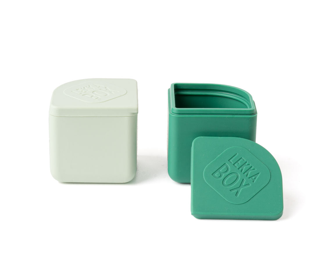 Set borcane din silicon Mini Dippies (2 buc) – mai multe culori