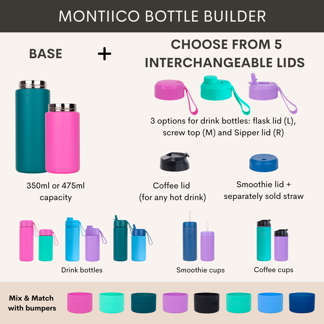 Bază termos izolată MontiiCo Fusion 350 ml (culori multiple)
