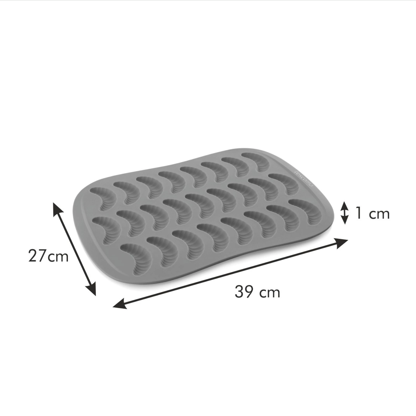 Formă de copt din silicon - croissant cu vanilie