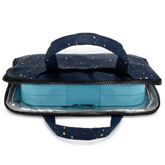Yumbox Poche - Albastru închis cu steluțe