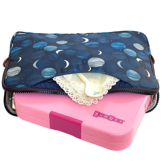 Yumbox Poche - Albastru închis cu lună