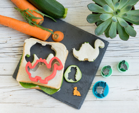 Forme pentru sandvișuri - Dinozauri (4 buc.)