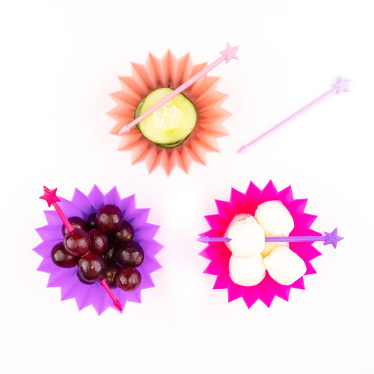 Lunch Punch szilikon formák (3 db) - rózsaszín