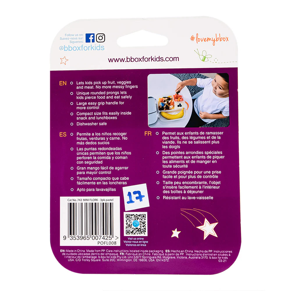 Set furculițe mini florks™ b.box (3 buc.)