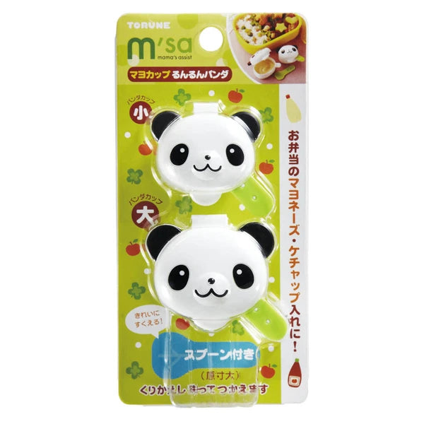 Mini borcane Panda (2 buc.)
