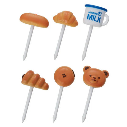 6 mini bețișoare - produse de patiserie