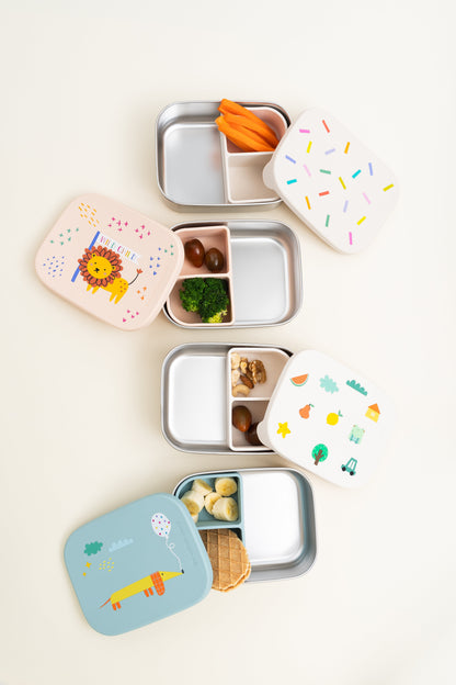 Lunchbox The Cotton Cloud din oțel inoxidabil - Confetti
