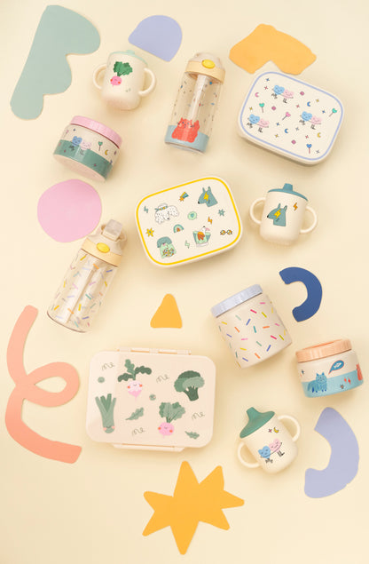 Lunchbox The Cotton Cloud din oțel inoxidabil - Dancing Hearts