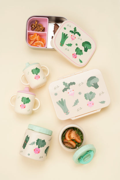 Lunchbox The Cotton Cloud din oțel inoxidabil - Veggie Pals