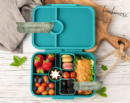 Set cuburi din silicon Lekkabox (4 buc.) - diverse culori