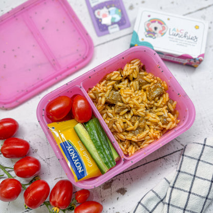 AbC Lunchies Flexi Bento Mate 2 – lunchbox din silicon (diverse culori)