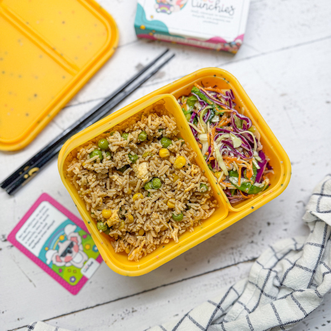AbC Lunchies Flexi Bento Mate 2 – lunchbox din silicon (diverse culori)