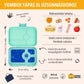 Yumbox Tapas XL Bali Aqua / Zodiac (4 compartimente)