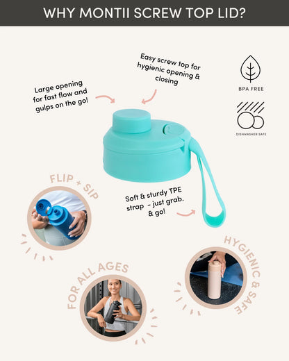 Capac cu orificiu MontiiCo Fusion - diverse culori