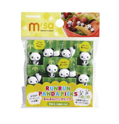 8 mini bețișoare - ursuleți panda