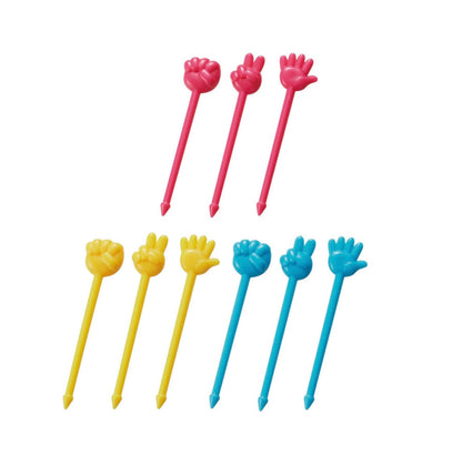 9 mini bețișoare - Piatră, Hârtie, Foarfecă