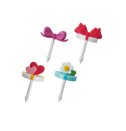 8 mini bețișoare cu fundițe