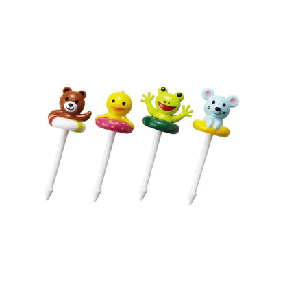 8 mini bețișoare - animale la bălăceală