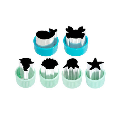 Set decupare fructe - Animale marine (6 buc.)