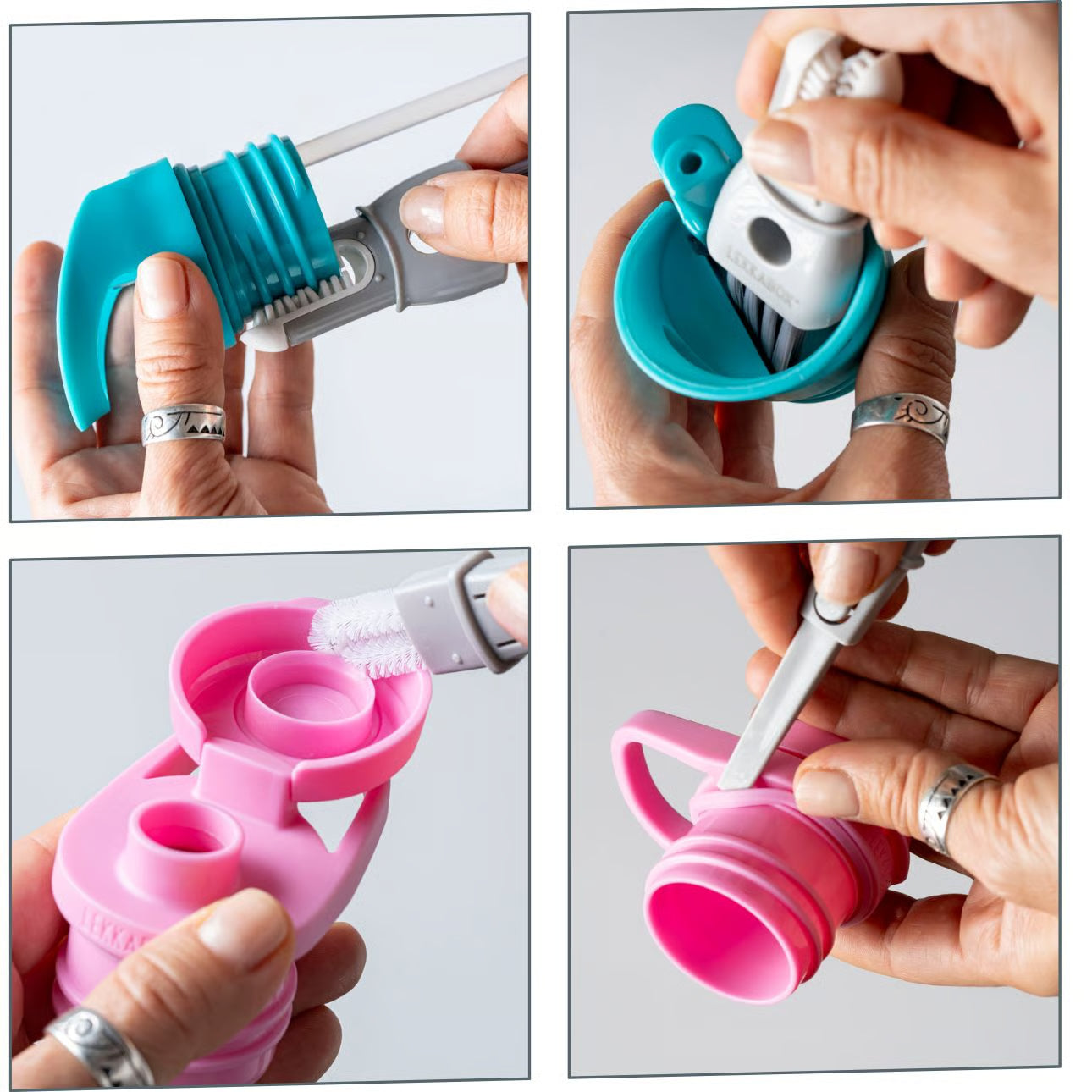 Perie Lekkabox FlexiBrush 3 în 1