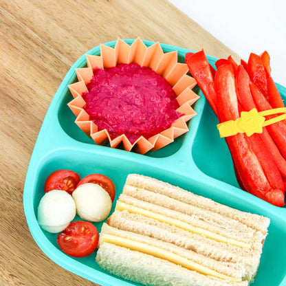 Set benzi din silicon Lunch Punch - Bright (diverse culori)