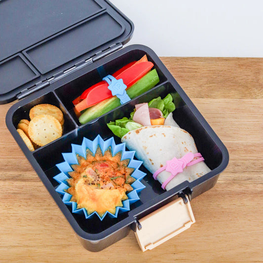 Set de curea din silicon Lunch Punch - Burst (albastru-verde)