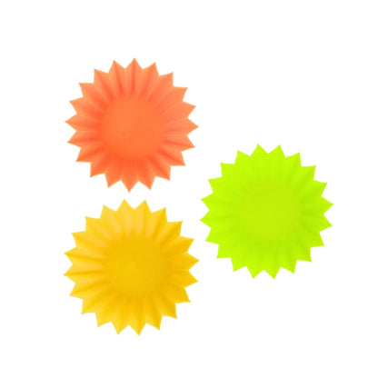 Forme din silicon Lunch Punch (3 buc.) – Bright (galben-portocaliu-verde)